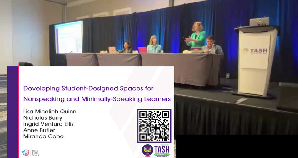 TASH 2024: Developing Student-Designed Spaces for Nonspeaking & Minimally Speaking Learners